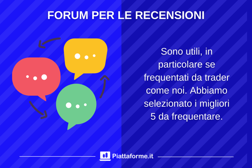 Trading online - opinioni sui forum - a cura di Piattaforme.it