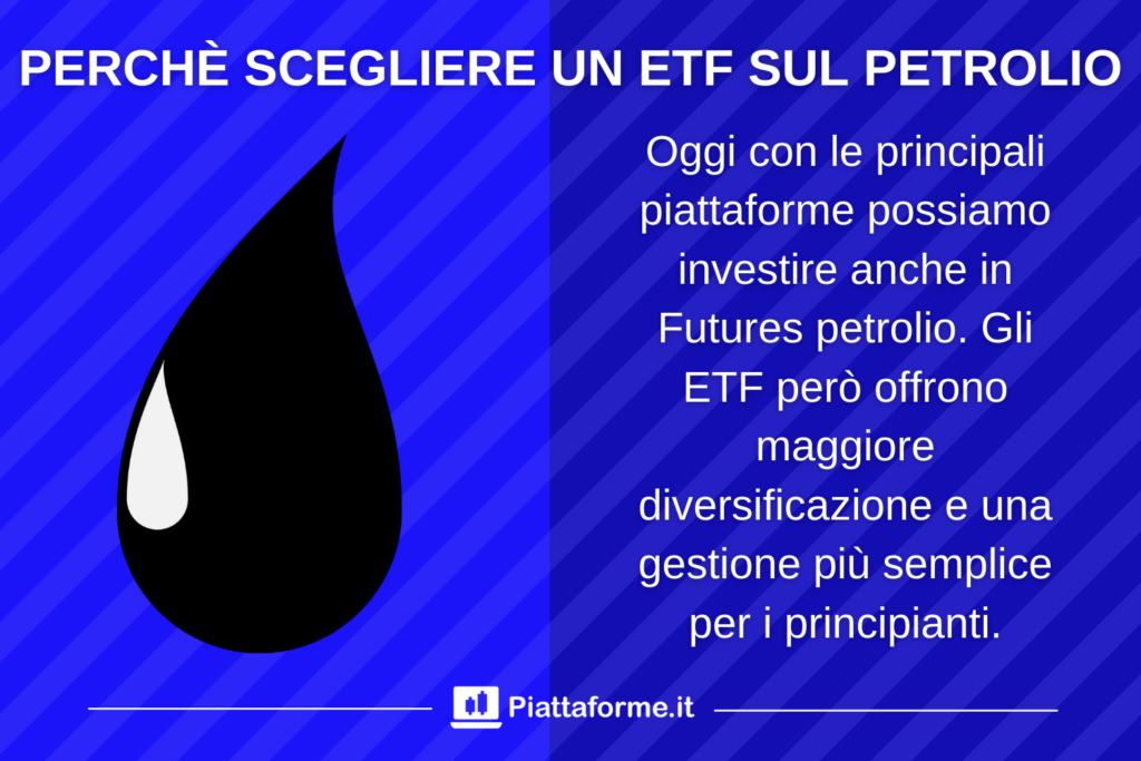 ETF Petrolio - perché sceglierle al posto dei futures